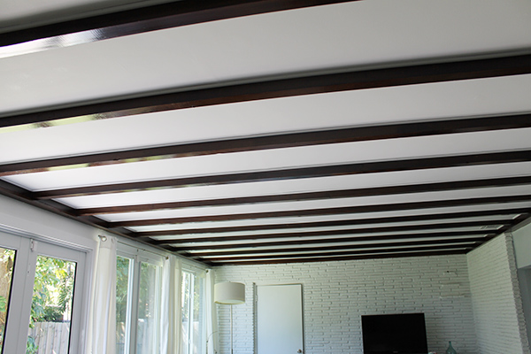 Exposed beam ceiling - Directions Not Included