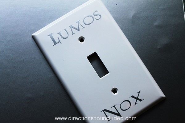 Harry Potter Light Switch - Direction Not Included - Lumos and Nox