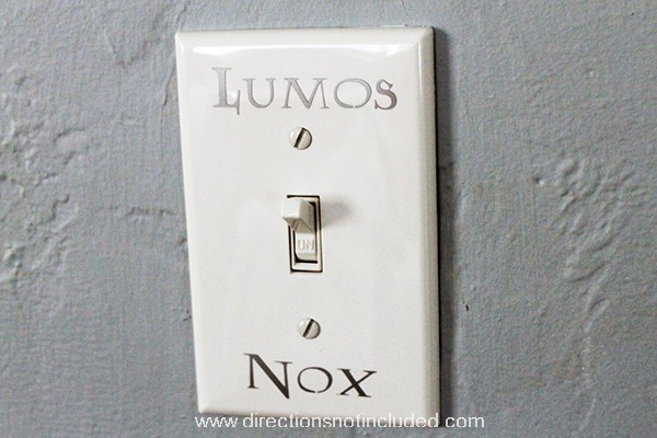 Lumos and Nox - Harry Potter Light Switch