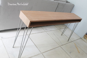 DIY MidCentury Console Table - Directions Not Inlcuded